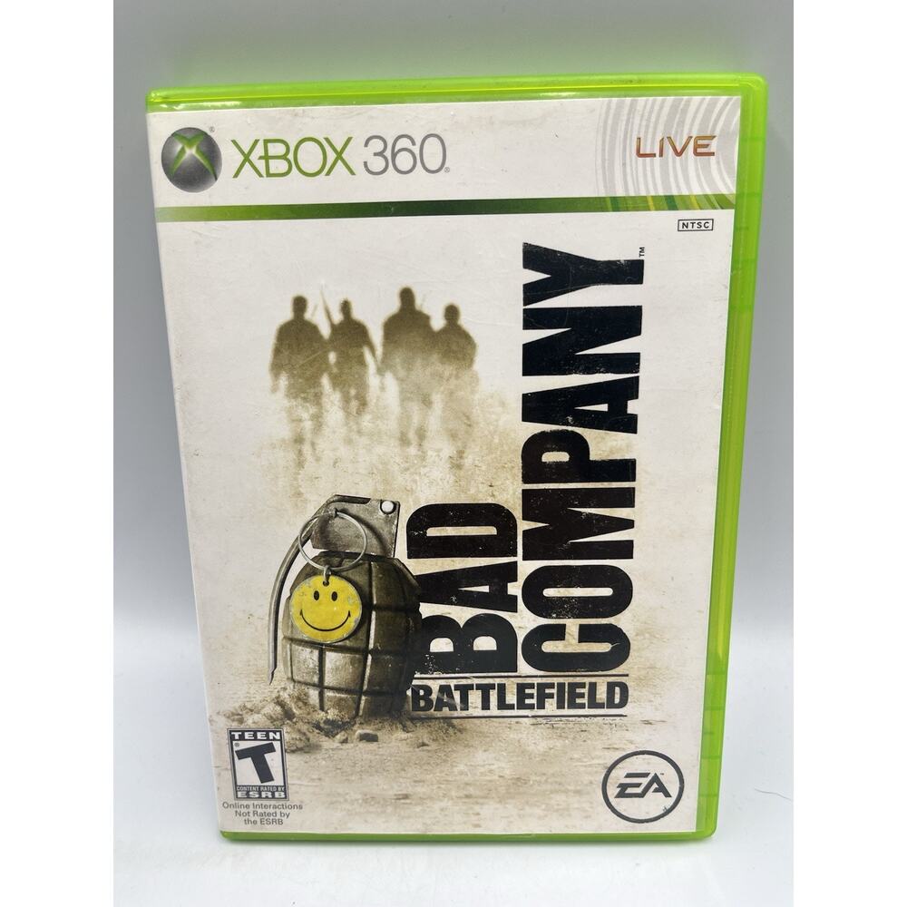 Battlefield Bad Company Microsoft Xbox 360 Complete With Manuel CIB